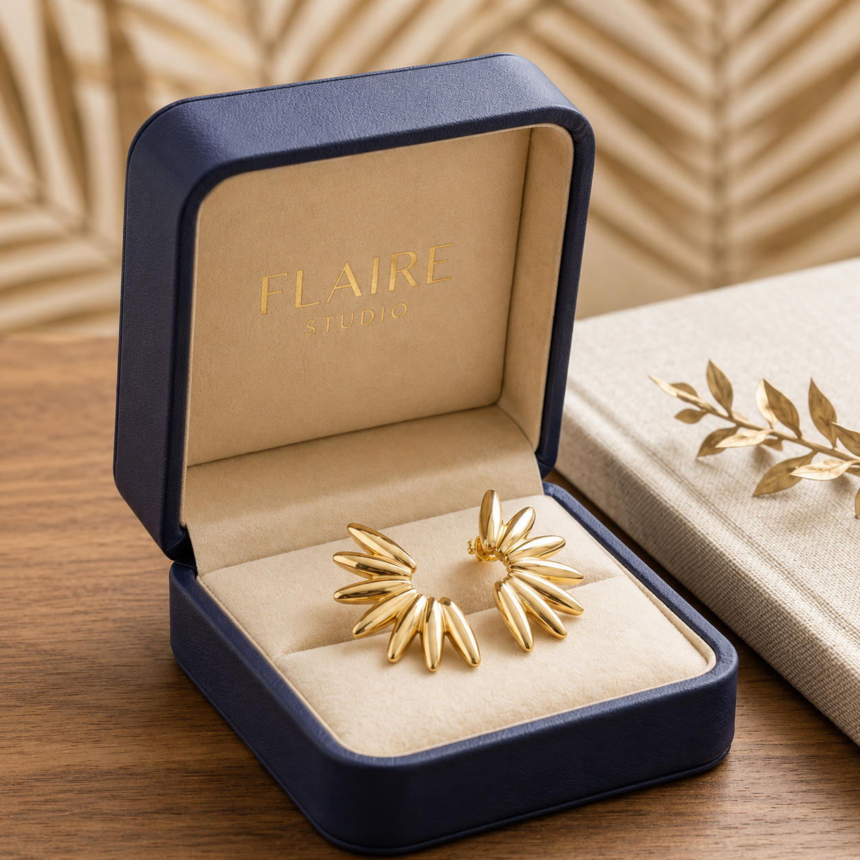 Flaire Studio Twisted Knot Drop Earrings - image 3