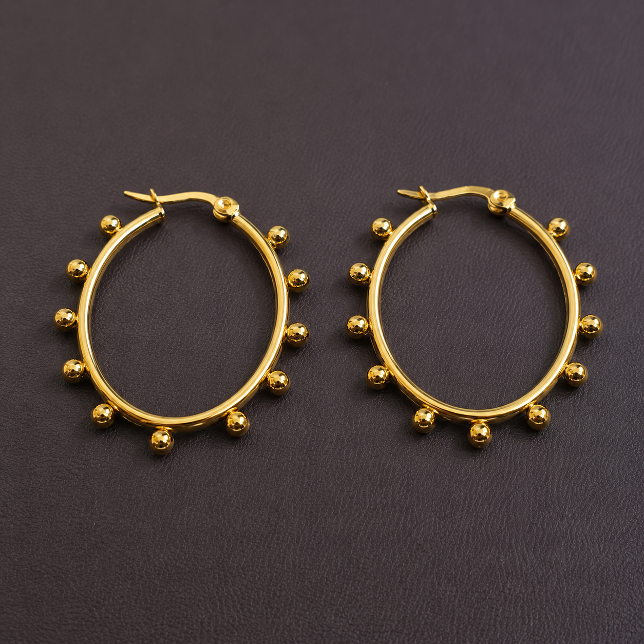 Flaire Studio Gold Bow Stud Earrings - image 5