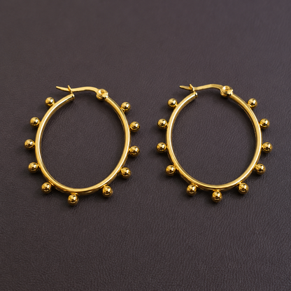 Flaire Studio Gold Bow Stud Earrings - image 5