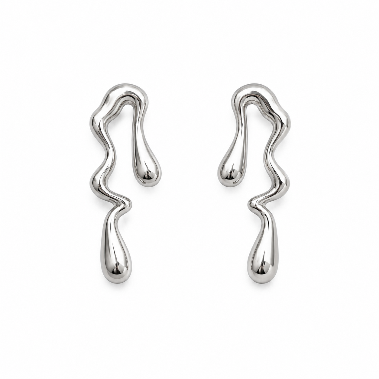 Flaire Studio Curved Wing Stud Earrings - main image