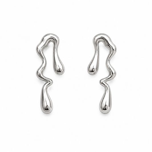 Flaire Studio Curved Wing Stud Earrings - main image