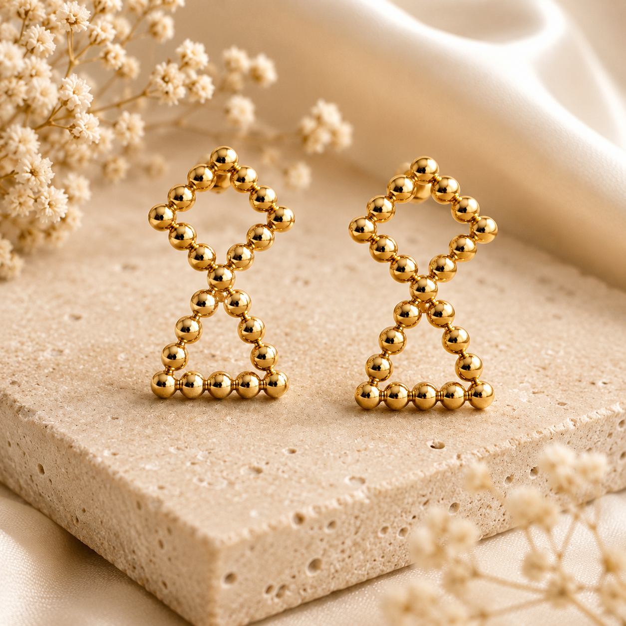 Flaire Studio Chain Link Drop Earrings - main image