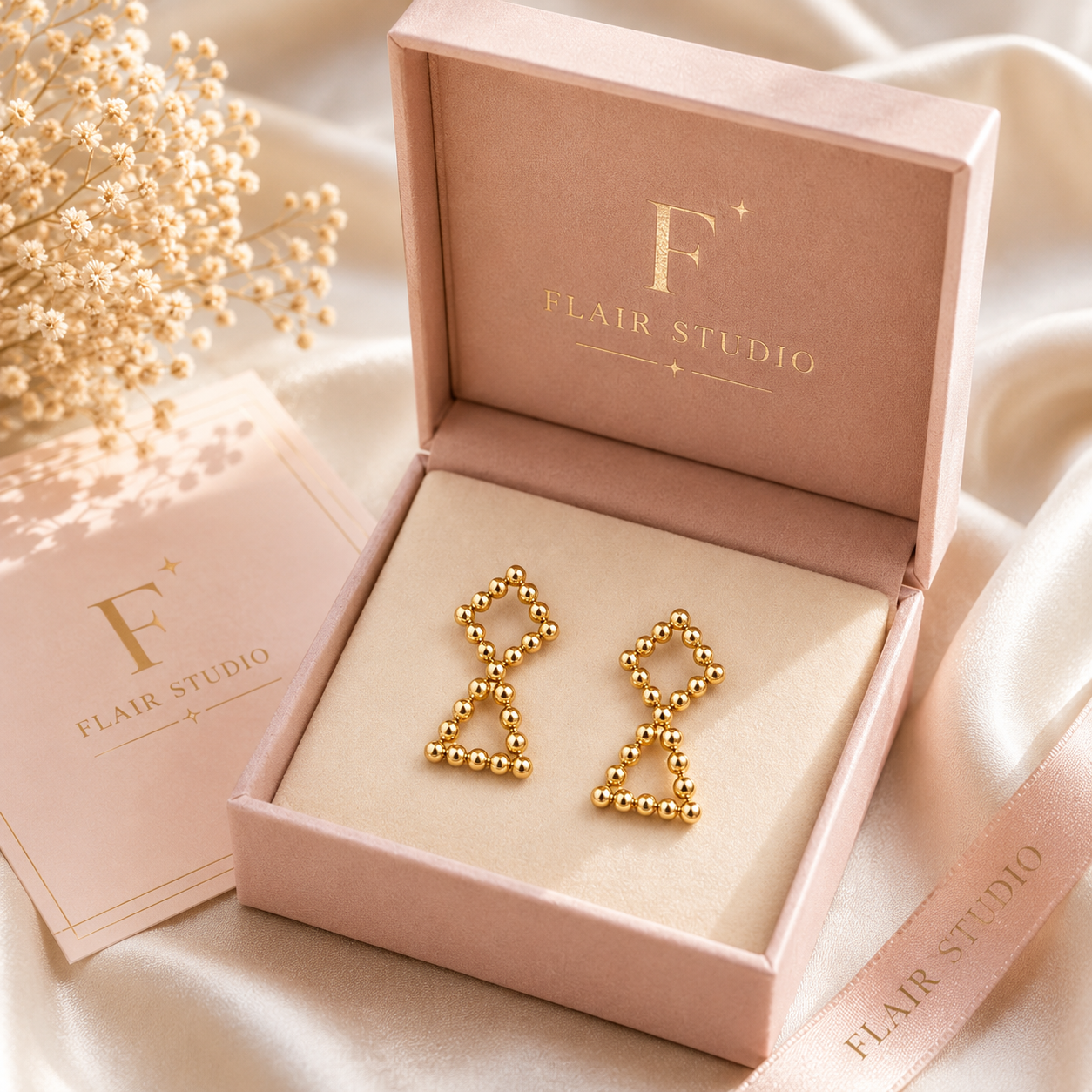 Flaire Studio Chain Link Drop Earrings - image 3