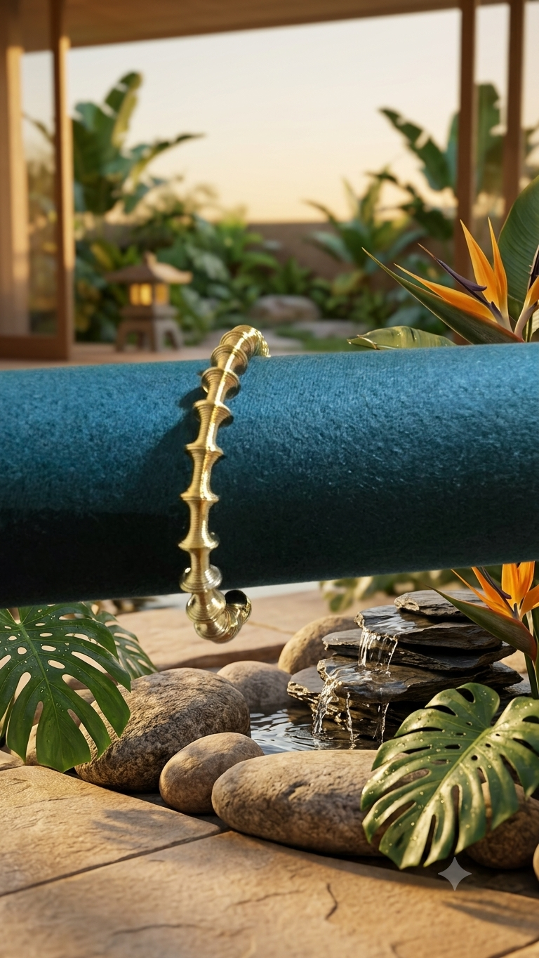 Flaire Studio Ribbed Bamboo-Style Cuff Kada - image 2