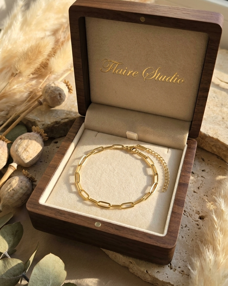 Flaire Studio Paperclip Link Chain Bracelet - image 3