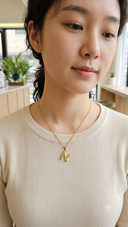 Flaire Studio Initial Letter Pendant Necklace - image 2