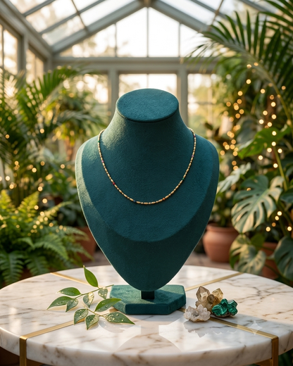 Flaire Studio Multicolor Bead Chain Necklace - image 3